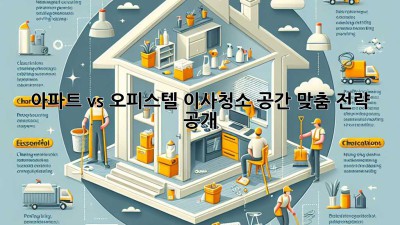 🏠 아파트 vs 오피스텔 이사청소, 공간 맞춤 전략 공개! 🤫